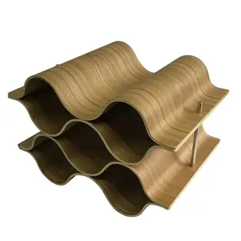 Home Countertop Wave Wine Rack, Wood, Elegant and Modern, Table Top Wine Storage
Home Countertop Wave Wine Rack, Wood, Elegant and Modern, Table Top Wine Storage
