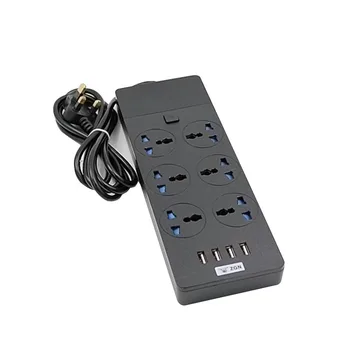 Travel Home Electronics Charger Adapter Extension Cord Socket 2M AU UK US Plug Multi-purpose 6 AC Universal Socket 4USB Ports 
Travel Home Electronics Charger Adapter Extension Cord Socket 2M AU UK US Plug Multi-purpose 6 AC Universal Socket 4USB Ports