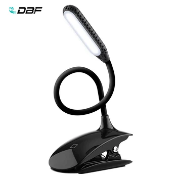 LED Clip Reading Light, DBF Daylight 12 Leds Reading Lamp-3 Brightness USB Rechargeable Touch Switch Bedside Book Light Eye-Care 
LED Clip Reading Light, DBF Daylight 12 Leds Reading Lamp-3 Brightness USB Rechargeable Touch Switch Bedside Book Light Eye-Care