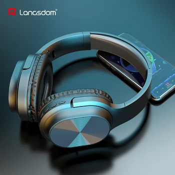 Langsdom BT18 Bluetooth Headphones Over-Ear Wired&Wireless Headphone Stereo Gaming Headset with Mic Support TF Card MP3 FM Radio
Langsdom BT18 Bluetooth Headphones Over-Ear Wired&Wireless Headphone Stereo Gaming Headset with Mic Support TF Card MP3 FM Radio