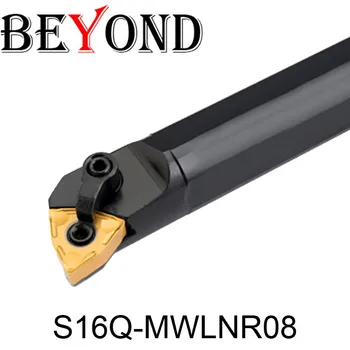 BEYOND MWLNR S16Q-MWLNR08 S16Q-MWLNL08 16mm Lathe tools internal cnc turning tool for carbide inserts WNMG080404 MWLNR08 95° hss
BEYOND MWLNR S16Q-MWLNR08 S16Q-MWLNL08 16mm Lathe tools internal cnc turning tool for carbide inserts WNMG080404 MWLNR08 95° hss