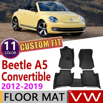 Custom Car Floor Mat for Volkswagen VW Beetle Convertible A5 2012~2019 Fusca Maggiolino 5 Seats Foot Pad Carpet Accessories 2015
Custom Car Floor Mat for Volkswagen VW Beetle Convertible A5 2012~2019 Fusca Maggiolino 5 Seats Foot Pad Carpet Accessories 2015