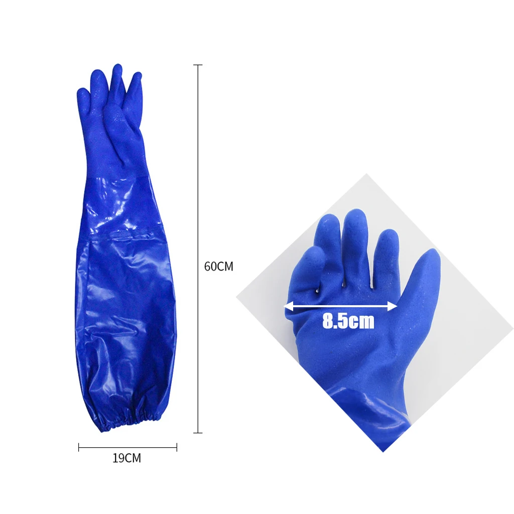 Reusable Water Resistant Working Gloves for Fishing Elbow Length Non-slip Large Hand Protection for Winter Fishing Hunting Glove Reusable Water Resistant Working Gloves for Fishing Elbow Length Non-slip Large Hand Protection for Winter Fishing Hunting Glove