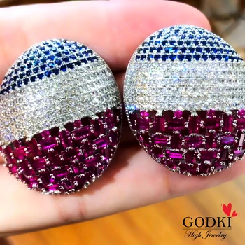 GODKI Trendy Charms Women Earring Luxury Indian Cubic Zirconia Crystal Dangle Stud Earrings Jewelry Earrings 2019
GODKI Trendy Charms Women Earring Luxury Indian Cubic Zirconia Crystal Dangle Stud Earrings Jewelry Earrings 2019