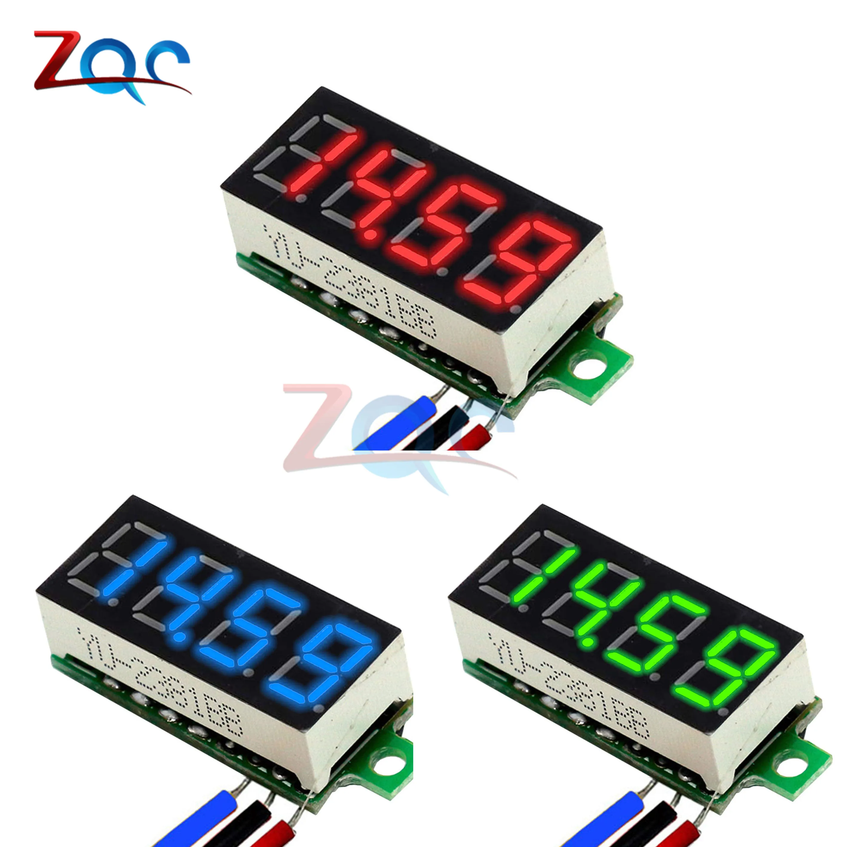 4 Bit 0.36 inch Mini Digital Voltmeter 0-100V DC Volt Voltage Meter LED Panel Electric Voltage Tester Gauge 3 Wires 12V 24V 48V
4 Bit 0.36 inch Mini Digital Voltmeter 0-100V DC Volt Voltage Meter LED Panel Electric Voltage Tester Gauge 3 Wires 12V 24V 48V
