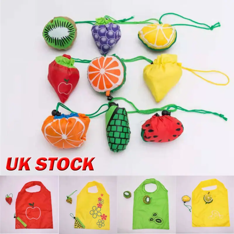 Новые фрукты Shpae многоразовые сумки шоппинг Tote продуктовые эко дорожные складные