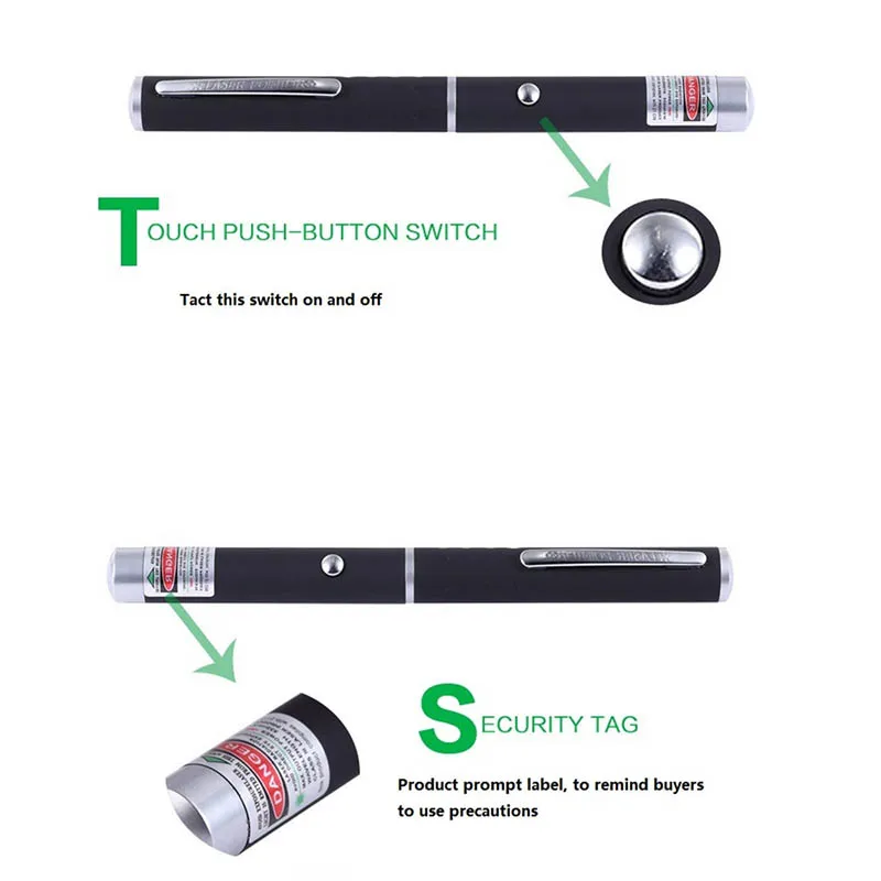 Hunting Light 5MW Red Green Laser Sight Pointer Professional Teaching Indicating Pen High Quality Powerful Laser Pointer Pen
Hunting Light 5MW Red Green Laser Sight Pointer Professional Teaching Indicating Pen High Quality Powerful Laser Pointer Pen