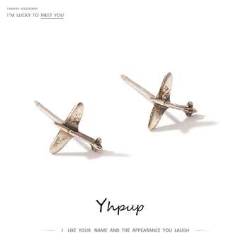 Yhpup Aircraft Sterling Silver Stud Earrings Personalized Geometric Small Earrings for Women Aretes De Mujer Gift серьги 2020
Yhpup Aircraft Sterling Silver Stud Earrings Personalized Geometric Small Earrings for Women Aretes De Mujer Gift серьги 2020