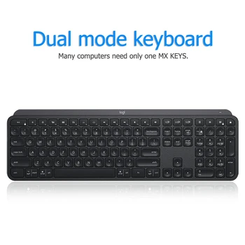 Logitech MX Keys Keyboard 109 Keys Bluetooth Wireless Dual Mode Backlight Rechargeable Easy-Switch Office Keyboard for 3 Devices
Logitech MX Keys Keyboard 109 Keys Bluetooth Wireless Dual Mode Backlight Rechargeable Easy-Switch Office Keyboard for 3 Devices