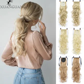 XUANGUANG Long Curly Ponytail Hairpieces Synthetic Drawstring Hair Ponytail for Women Fake Hairstyles High Temperature Fiber
XUANGUANG Long Curly Ponytail Hairpieces Synthetic Drawstring Hair Ponytail for Women Fake Hairstyles High Temperature Fiber