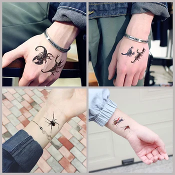 3D Stereo Halloween Tattoo Stickers Horror Spider Scorpion Mosquito Stickers Temporary Tattoo Stickers Face Body Scary TSLM1
3D Stereo Halloween Tattoo Stickers Horror Spider Scorpion Mosquito Stickers Temporary Tattoo Stickers Face Body Scary TSLM1