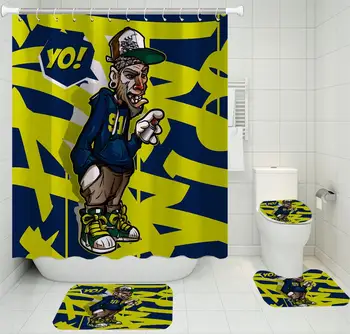 3D Printing Rock and Roll Series Shower Curtain Kit Shower Curtain Toilet Mat U-shaped Floor Mat Non-slip Mat Bathroom Supplies
3D Printing Rock and Roll Series Shower Curtain Kit Shower Curtain Toilet Mat U-shaped Floor Mat Non-slip Mat Bathroom Supplies