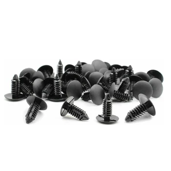 Rivets Plastic Clips Black Accessory Parts Replacement Universal 100Pcs 8mm Car Bumper
Rivets Plastic Clips Black Accessory Parts Replacement Universal 100Pcs 8mm Car Bumper