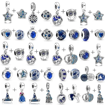 2Pcs/lot Color Blue Moon & Star Dangle Charm Beads Fit Original Brand Charm Bracelet & Necklace DIY Authentic Women Jewelry
2Pcs/lot Color Blue Moon & Star Dangle Charm Beads Fit Original Brand Charm Bracelet & Necklace DIY Authentic Women Jewelry