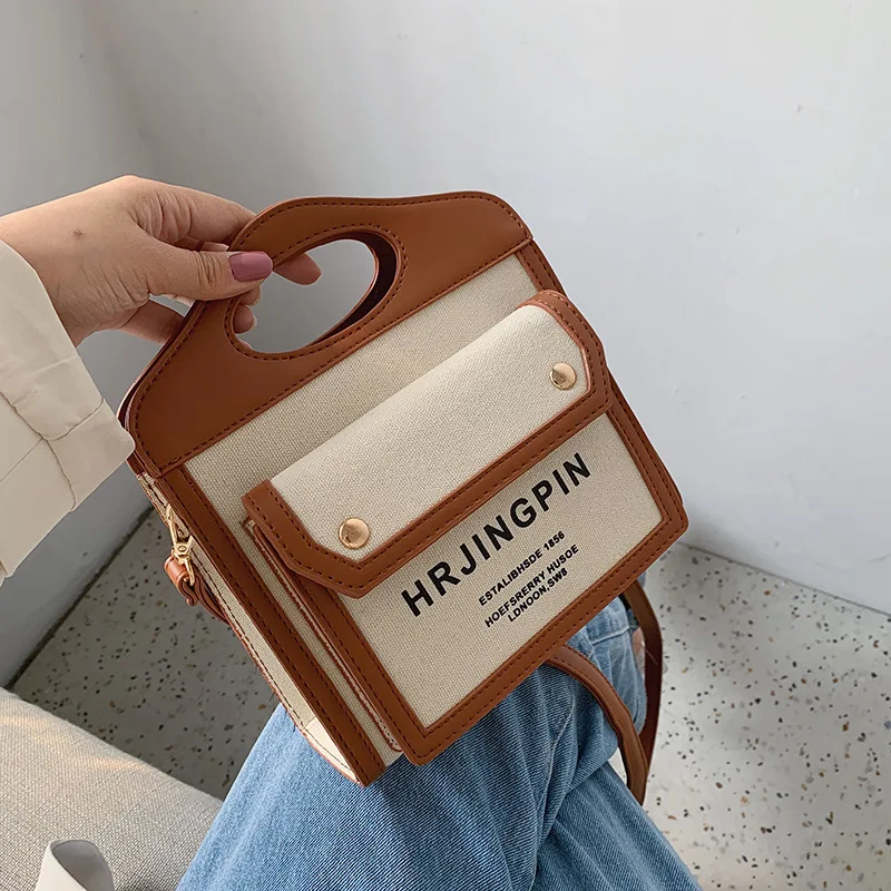 2019 New Style Canvas Stereo MORI Series Square Sling Bag Lettered outside Pocket Shoulder WOMEN'S Bag
2019 New Style Canvas Stereo MORI Series Square Sling Bag Lettered outside Pocket Shoulder WOMEN'S Bag