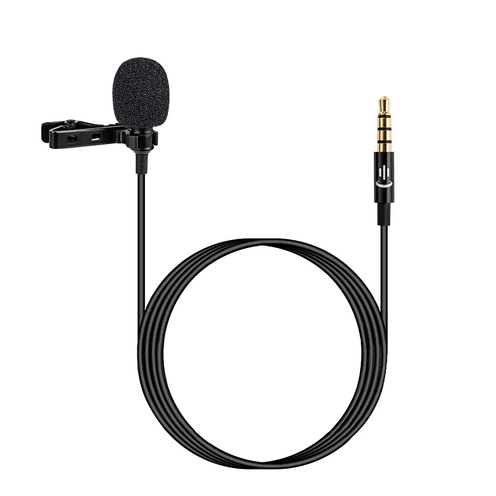 Lavaliere Lapel Clip-on Microphone Mic 3.5mm Audio Plug Length Noise-canceling Mic for Video Recording Interview Webcast
Lavaliere Lapel Clip-on Microphone Mic 3.5mm Audio Plug Length Noise-canceling Mic for Video Recording Interview Webcast