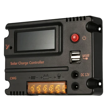 20A/10A Solar Charge Controller Solar Panel Battery Regulator Auto Switch Solar Controller Temperature Compensation 12V/24V
20A/10A Solar Charge Controller Solar Panel Battery Regulator Auto Switch Solar Controller Temperature Compensation 12V/24V