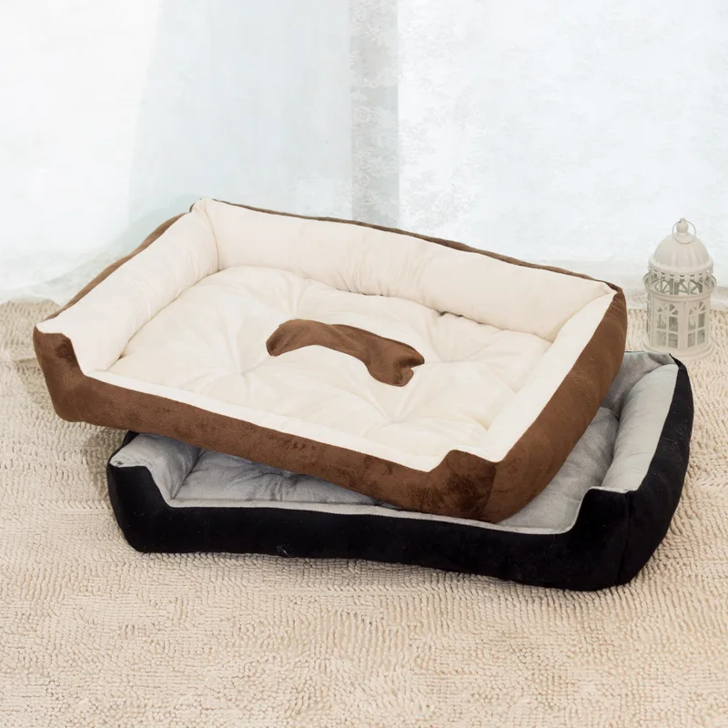 Фото Новинка мягкая кровать для домашних питомцев домашнее теплое - купить