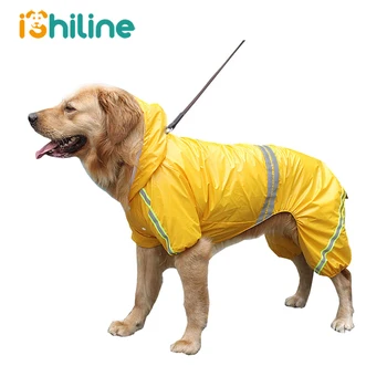 Pet Dog Raincoat Reflective Waterproof Clothes High Neck Hooded Jumpsuit For Small Big Dogs Rain Cloak Golden Retriever Labrador
Pet Dog Raincoat Reflective Waterproof Clothes High Neck Hooded Jumpsuit For Small Big Dogs Rain Cloak Golden Retriever Labrador