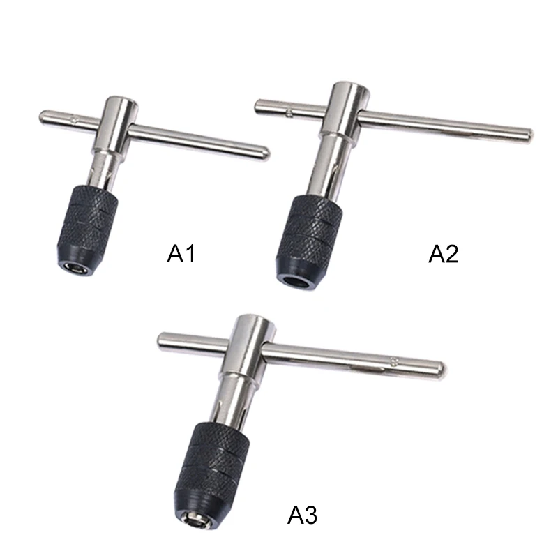 New T Type Machine Hand Tap Wrench Screw Thread Taps Reamer M3-M6/M5-M8/M6-M12 Screw Tap Holder Hand Tool
New T Type Machine Hand Tap Wrench Screw Thread Taps Reamer M3-M6/M5-M8/M6-M12 Screw Tap Holder Hand Tool