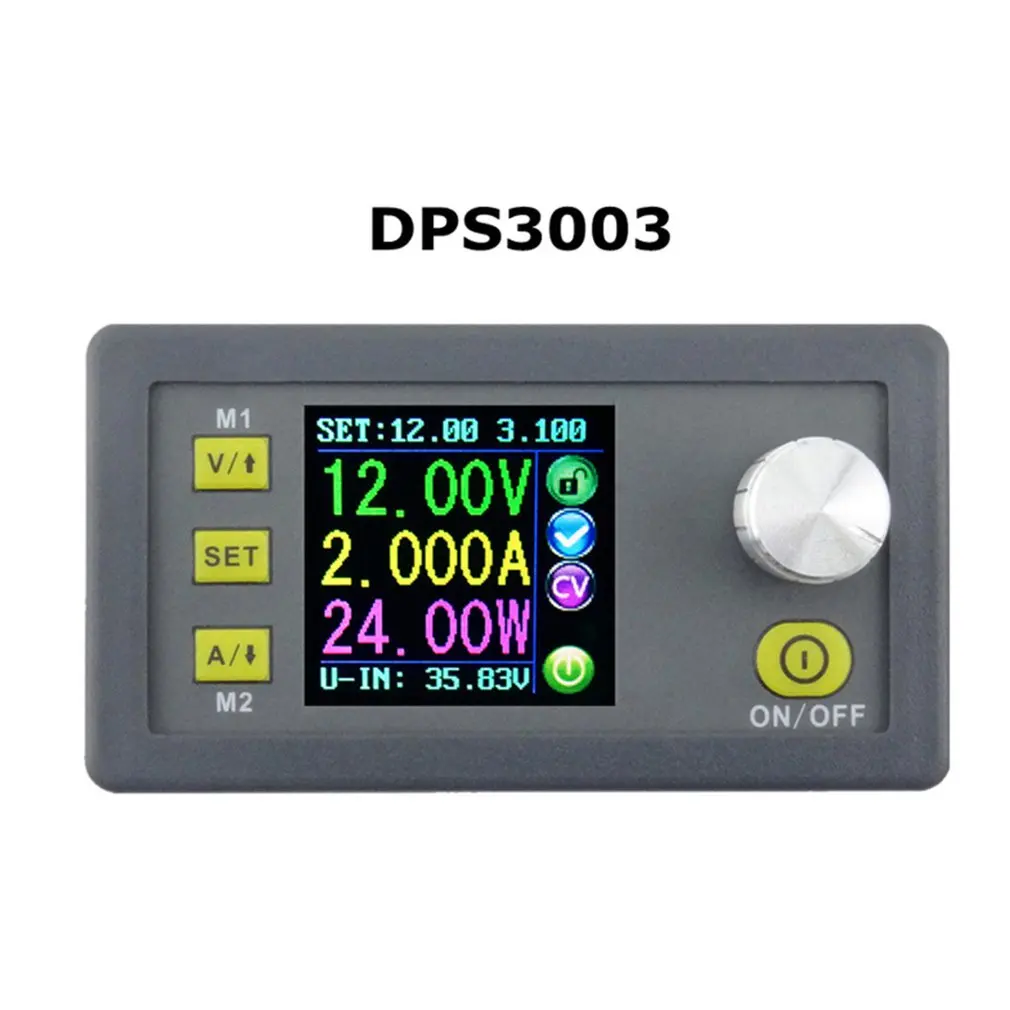 CNC DC adjustable power supply step-down module integrated voltage ammeter 32V/3A Input reverse connection protection
CNC DC adjustable power supply step-down module integrated voltage ammeter 32V/3A Input reverse connection protection