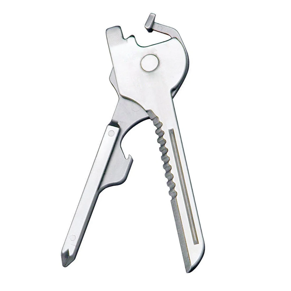 6 in 1 Keychain Stainless Steel Key Chain Multifunctional Mini Folding Key Knife Screwdriver Opener for Outdoor Travel
6 in 1 Keychain Stainless Steel Key Chain Multifunctional Mini Folding Key Knife Screwdriver Opener for Outdoor Travel