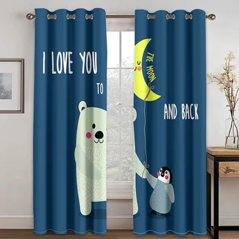 Love Bear Penguin Printing Curtain Living Room Curtain Bedroom Curtain Home Decoration Children Bedroom Essential Curtain,
Love Bear Penguin Printing Curtain Living Room Curtain Bedroom Curtain Home Decoration Children Bedroom Essential Curtain,