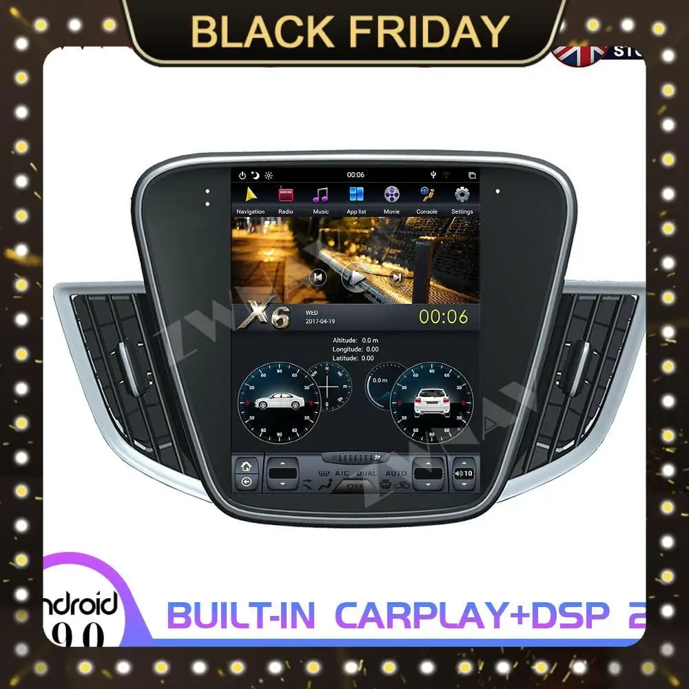 4G+128G Android 9 Car GPS Navigation DVD Player for Chevrolet Cavalier 2016-2018 Tesla Style 10.4 Inch Headunit
4G+128G Android 9 Car GPS Navigation DVD Player for Chevrolet Cavalier 2016-2018 Tesla Style 10.4 Inch Headunit