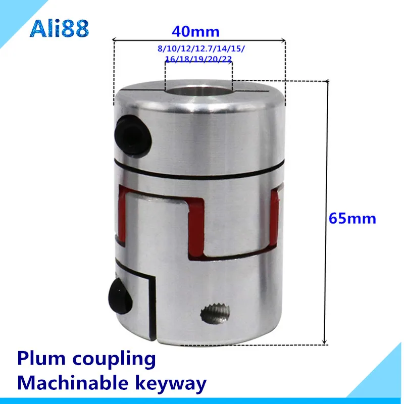 1pcs XB D45L65 Flexible Jaw Spider Plum Coupler Shaft Coupling 8/9.5/10/12/14/15/16/18/19/20/22mm | Обустройство дома