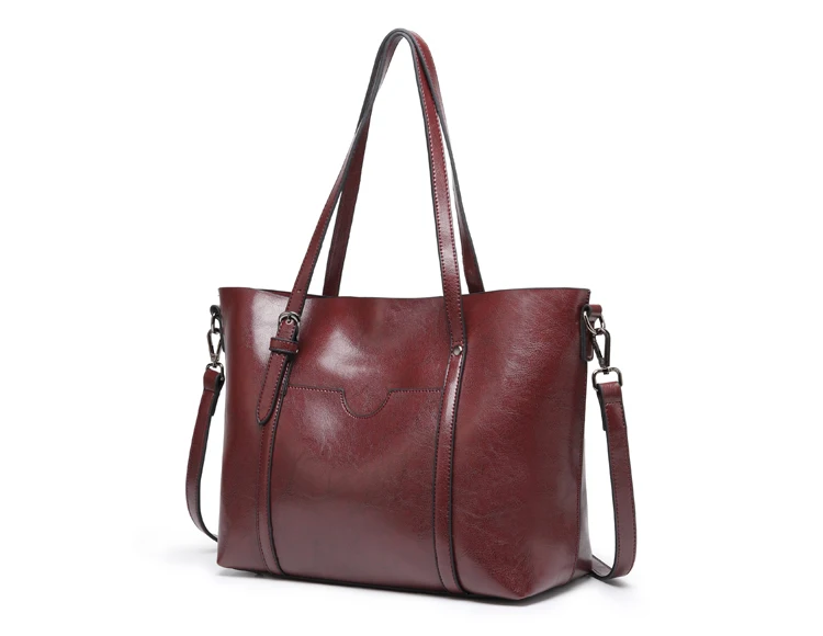 Women bag Oil wax Women's Leather Handbags Luxury Lady Hand Bags With Purse Pocket Women messenger bag Big Tote Sac Bols Women bag Oil wax Women's Leather Handbags Luxury Lady Hand Bags With Purse Pocket Women messenger bag Big Tote Sac Bols