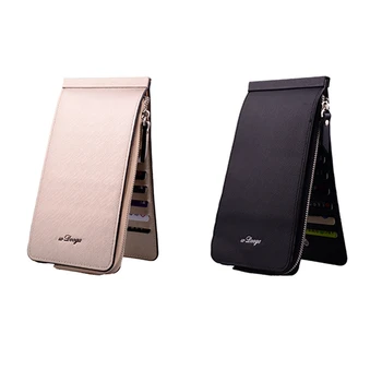 DEABOLAR 2Pcs Lovers Long Style Ultrathin Card Sets Multi Card Bits Large Capacity Wallet Zipper - Gold & Black
DEABOLAR 2Pcs Lovers Long Style Ultrathin Card Sets Multi Card Bits Large Capacity Wallet Zipper - Gold & Black