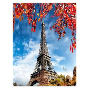HommomH blanket flannel fabric warm and soft comfortable skin-friendly portable blue Paris tower pattern
HommomH blanket flannel fabric warm and soft comfortable skin-friendly portable blue Paris tower pattern