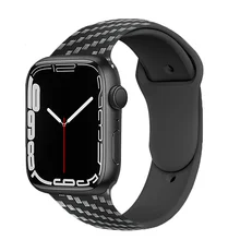 

Carbon Fiber Pattern Watch Band For Apple Watch Strap 45mm 40mm 38/42mm for iWatch 7 6 5 3 4 SE Generation Replacement Band 44mm