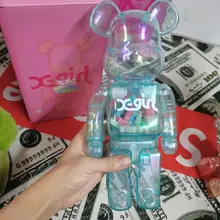 BEARBRICK 28CM 400% Transparent Bear Model Half Bone Trendy Toys Kawaii Room Decoration Christmas Gift Anime Action Figures Doll
BEARBRICK 28CM 400% Transparent Bear Model Half Bone Trendy Toys Kawaii Room Decoration Christmas Gift Anime Action Figures Doll