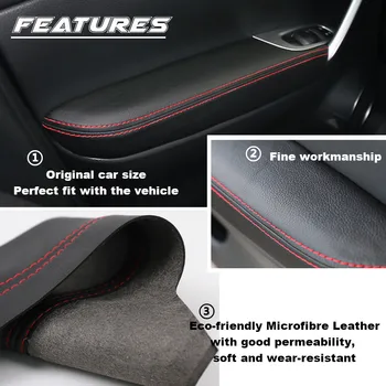 New 4X PU Leather Car Interior Inner Door Side Armrest Arm Rest Cover Trim Panel Guards for Nissan Qashqai J11 2016 2017 2018
New 4X PU Leather Car Interior Inner Door Side Armrest Arm Rest Cover Trim Panel Guards for Nissan Qashqai J11 2016 2017 2018