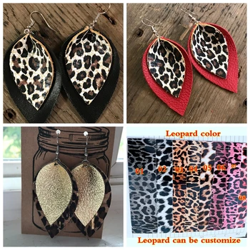 Customize Leopard Earrings Print Leather Teardrop Earrings Animal Print Large Leaf Earrings Valentine's Day Gift
Customize Leopard Earrings Print Leather Teardrop Earrings Animal Print Large Leaf Earrings Valentine's Day Gift