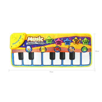 70*30cm Baby Crawling Mat Music Carpets Children Touch Play Mat with Instrument Sound Music Learning Toy for Children Piano Mats
70*30cm Baby Crawling Mat Music Carpets Children Touch Play Mat with Instrument Sound Music Learning Toy for Children Piano Mats