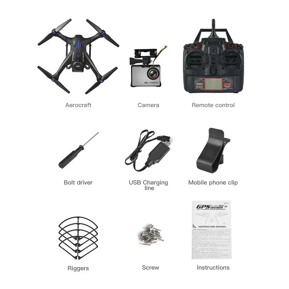 5G Large 4-axle Drone Aircraft Wifi GPS Aerial Remote Control Quadcopter Professional Model RC Drone Quadcopter with Camera
5G Large 4-axle Drone Aircraft Wifi GPS Aerial Remote Control Quadcopter Professional Model RC Drone Quadcopter with Camera