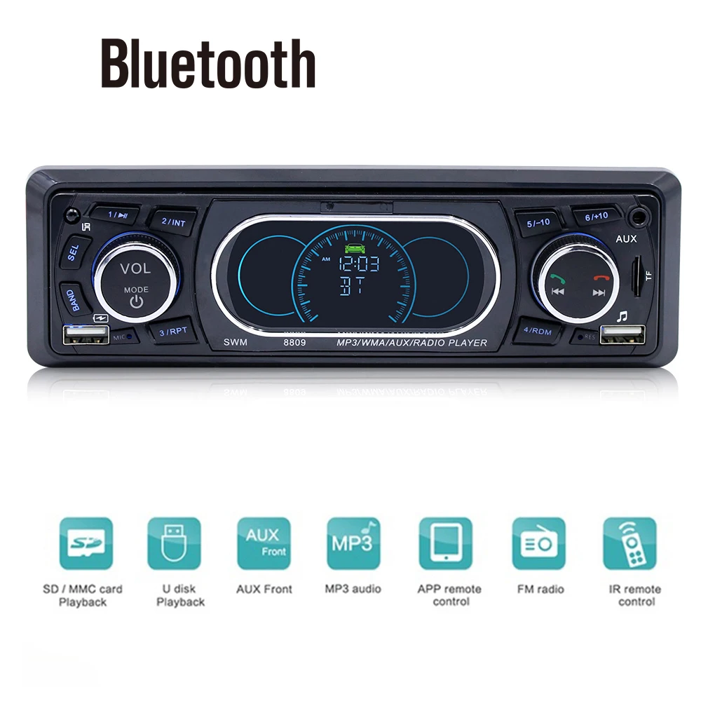 1-Din Car Radio Bluetooth Car Stereo Car MP3 Player upport USB/FM Receiver with Wireless Remote Controller 60W*4
1-Din Car Radio Bluetooth Car Stereo Car MP3 Player upport USB/FM Receiver with Wireless Remote Controller 60W*4
