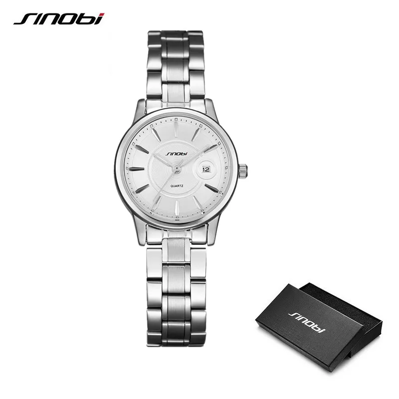 Sinobi Top Brand Woman Watch Ladies Quartz Geneva Wristwatches Calender Stainless Steel Clock Relogio AAA 2020 Gift 
Sinobi Top Brand Woman Watch Ladies Quartz Geneva Wristwatches Calender Stainless Steel Clock Relogio AAA 2020 Gift