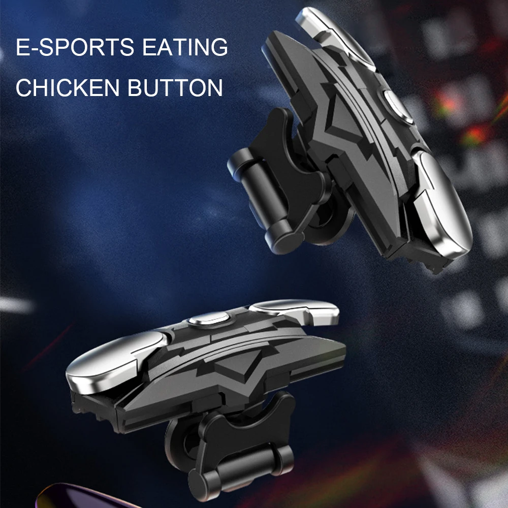 Willkey 1 Pair Portable Game Controller Gamepad Mobile Phone Metal Button Trigger Gamepad Gaming Controller For PUBG Smartphone
Willkey 1 Pair Portable Game Controller Gamepad Mobile Phone Metal Button Trigger Gamepad Gaming Controller For PUBG Smartphone