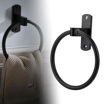 16cm Black Towel Holder Towel Ring Round Wall Mounted Towel Rack Towel Shelf Stainless Steel Bathroom Accessories
16cm Black Towel Holder Towel Ring Round Wall Mounted Towel Rack Towel Shelf Stainless Steel Bathroom Accessories
