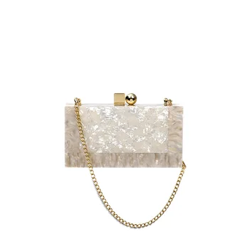 Women's Bags New Sweet Lady Ice Crack Acrylic Personality Shoulder Messenger Chain Box Package
Women's Bags New Sweet Lady Ice Crack Acrylic Personality Shoulder Messenger Chain Box Package