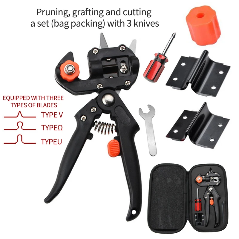 Grafting Pruner Garden Grafting Tool Professional Branch Cutter Secateur Pruning Plant Shears Boxes Fruit Tree Grafting Scissor
Grafting Pruner Garden Grafting Tool Professional Branch Cutter Secateur Pruning Plant Shears Boxes Fruit Tree Grafting Scissor