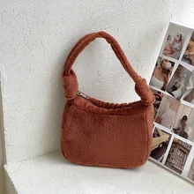 Зимняя сумка из искусственного меха, плюшевая сумка для подмышек карамельных цветов, Корейская простая однотонная женская сумка на плечо, о...
Зимняя сумка из искусственного меха, плюшевая сумка для подмышек карамельных цветов, Корейская простая однотонная женская сумка на плечо, о...