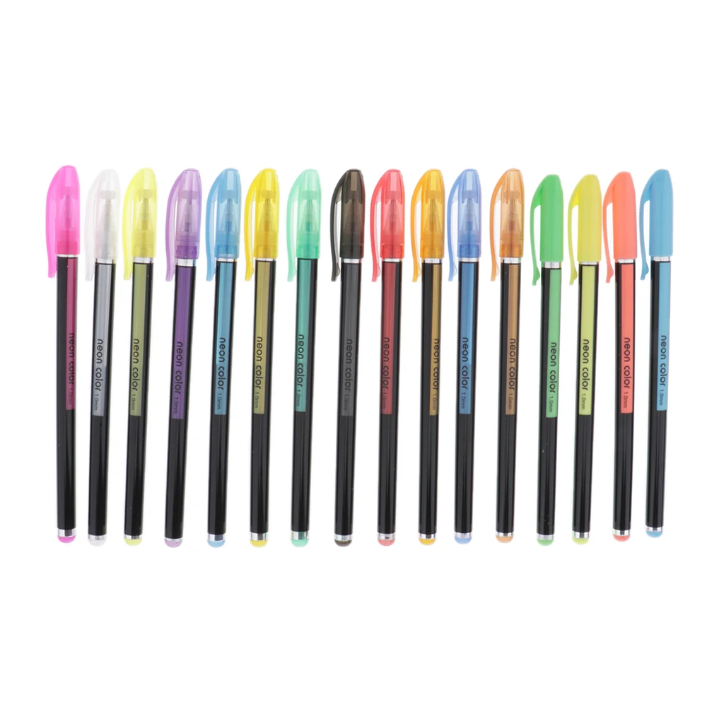 12/16/24/36/48 Colors Gel Pens Set, Glitter Gel Pen for Adult Students Coloring Books Journals Drawing Doodling Art Markers 12/16/24/36/48 Colors Gel Pens Set, Glitter Gel Pen for Adult Students Coloring Books Journals Drawing Doodling Art Markers