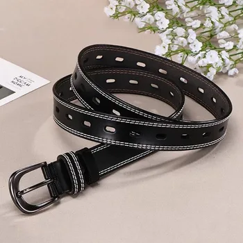 Vintage Pin Buckle PU Leather Durable Waist Band Adults Jeans Decor Universal Fashion Women Belt With Holes Gift Adjustable
Vintage Pin Buckle PU Leather Durable Waist Band Adults Jeans Decor Universal Fashion Women Belt With Holes Gift Adjustable