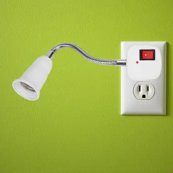 E27 Plug Lamp Holder Adapter Light Base LED Screw Bulb Socket Splitter Durable Single Lamp Head Can Rotate In Direction
E27 Plug Lamp Holder Adapter Light Base LED Screw Bulb Socket Splitter Durable Single Lamp Head Can Rotate In Direction