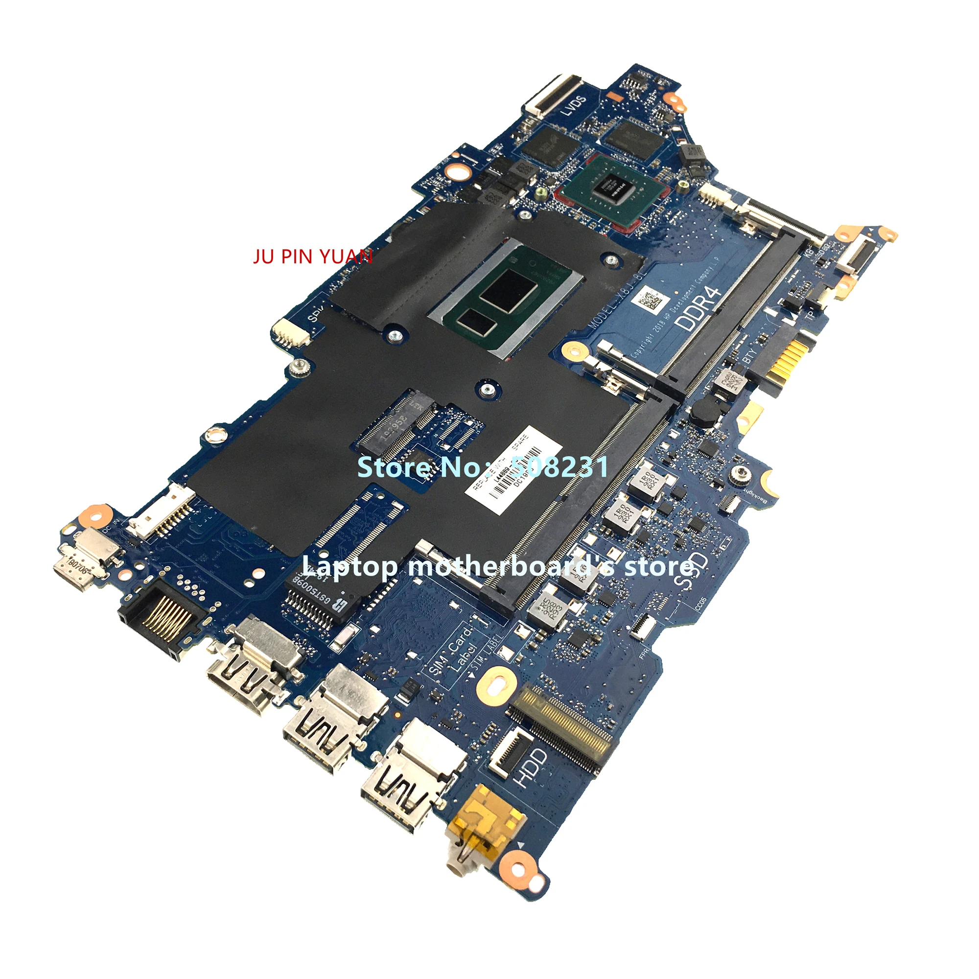 

For HP ProBook 430 440 450 G6 Laptop Motherboard DA0X8JMB8E0 L44889-601 L44889-001 With SRFFX I5-8265U CPU MX130 2GB Tested OK