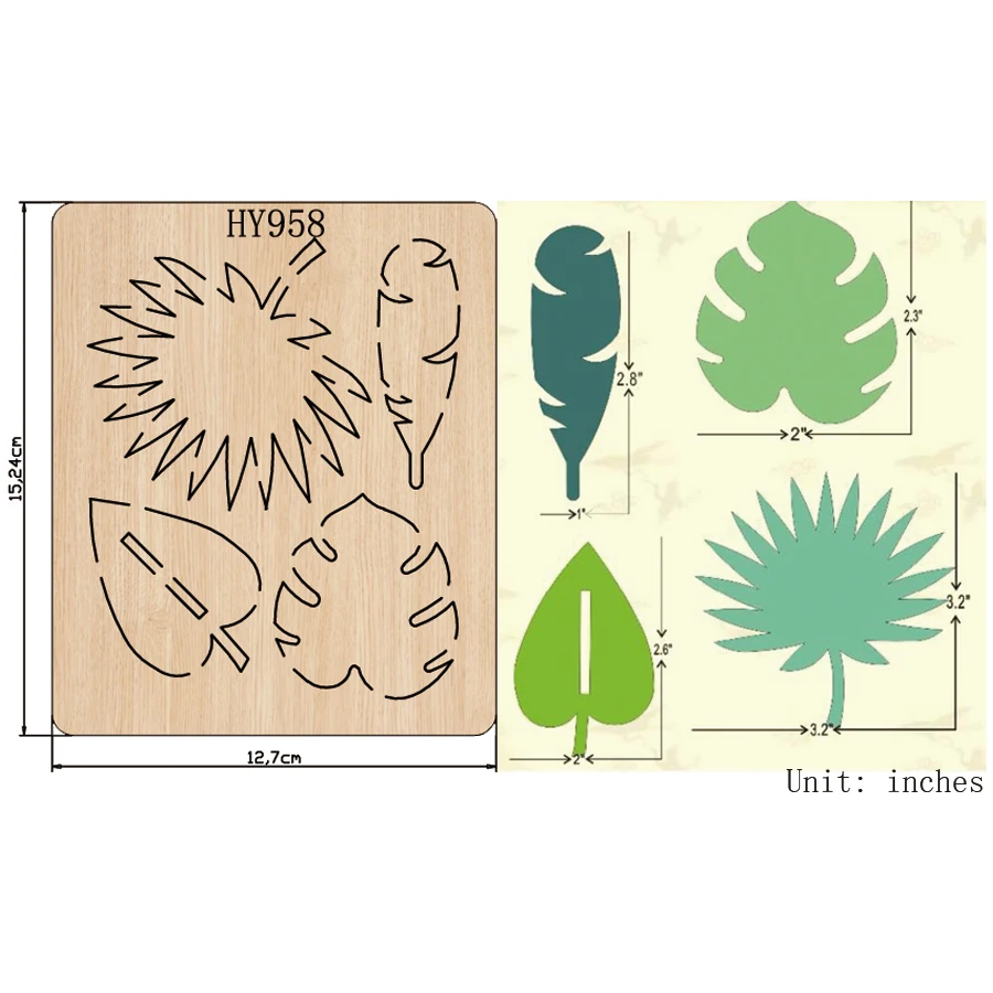 Green leaf cutting dies 2019 die cut &wooden dies Suitable for common die cutting machines on the market
Green leaf cutting dies 2019 die cut &wooden dies Suitable for common die cutting machines on the market